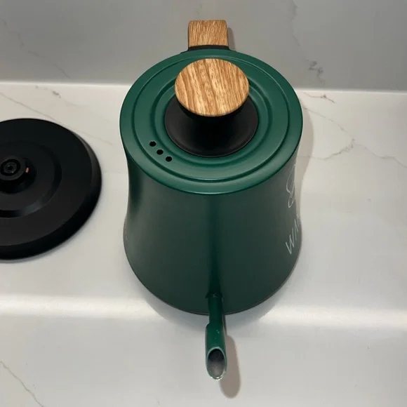 Rae Dunn green electric tea kettle